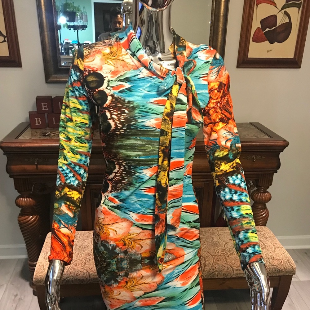Multicolor Bodycon Dress